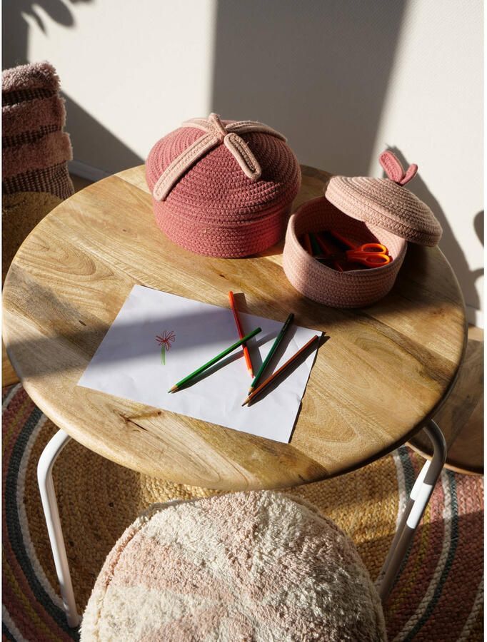 Kidsdepot Bowie Opbergmanden Set van 2 Roze