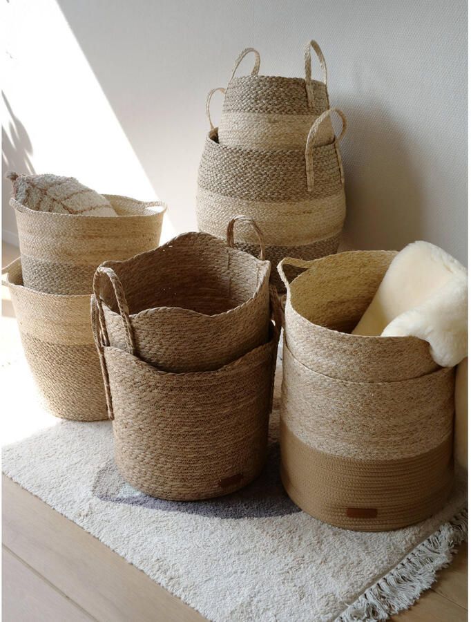 Kidsdepot opbergmand Kuno (set van 2)