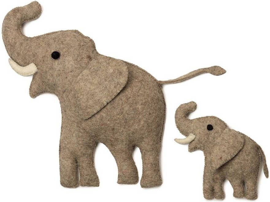 Kidsdepot wanddecoratie Olli (set van 2) (38x34 cm)