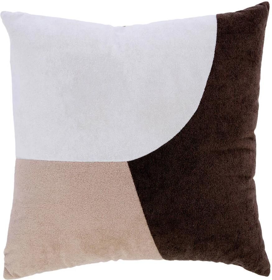 Light & Living sierkussen ELITE bruin-crème (45x45 cm)