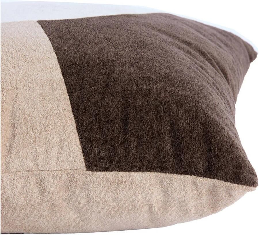 Light & Living sierkussen ELITE bruin-crème (45x45 cm) - Foto 2