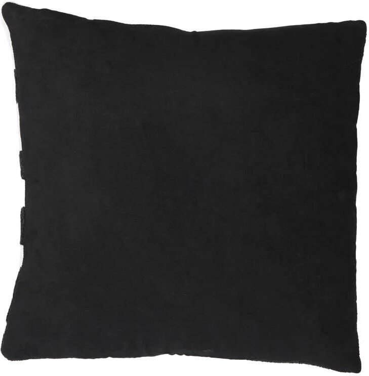 Light & Living sierkussen METRAL zwart+crème (45x45 cm) - Foto 3