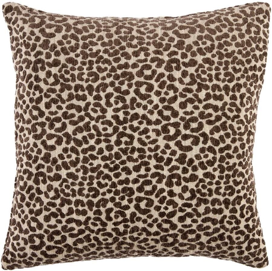 Light & Living sierkussen Saford panterprint (45x45 cm)