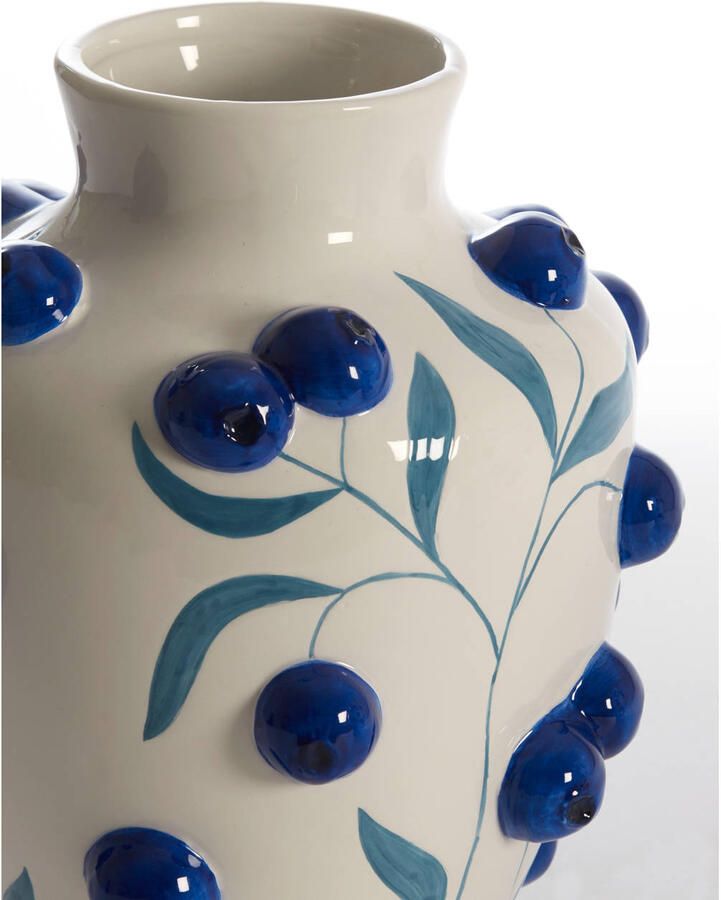 Light & Living vaas blueberry (25 5x22 cm)