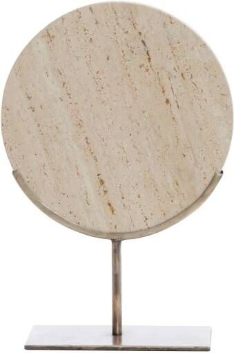 Light & Living Light&living Ornament op voet 25 5x10x38 5 cm MORENO zand travertin