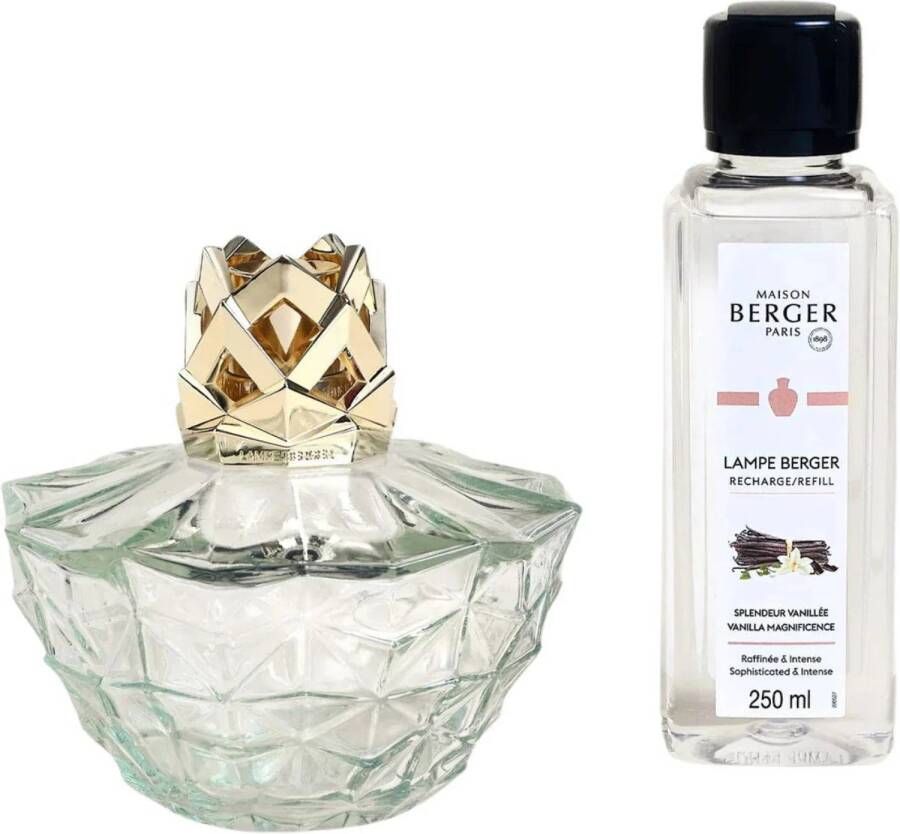Maison Berger Giftset Splendeur Vanillée Vanilla Magnificence Transparant 250 ml