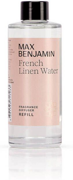Max Benjamin geurstokjes Refill French Linen Water 150 ml
