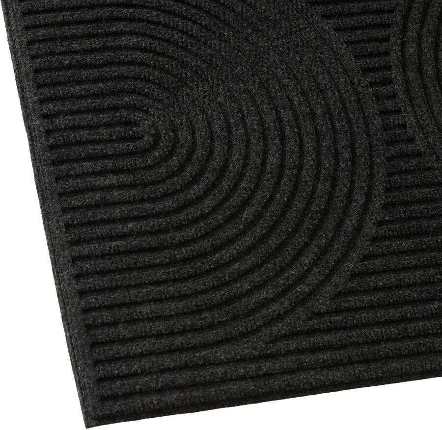 MD Entree deurmat Curves Archy antraciet (120x80 cm) - Foto 3