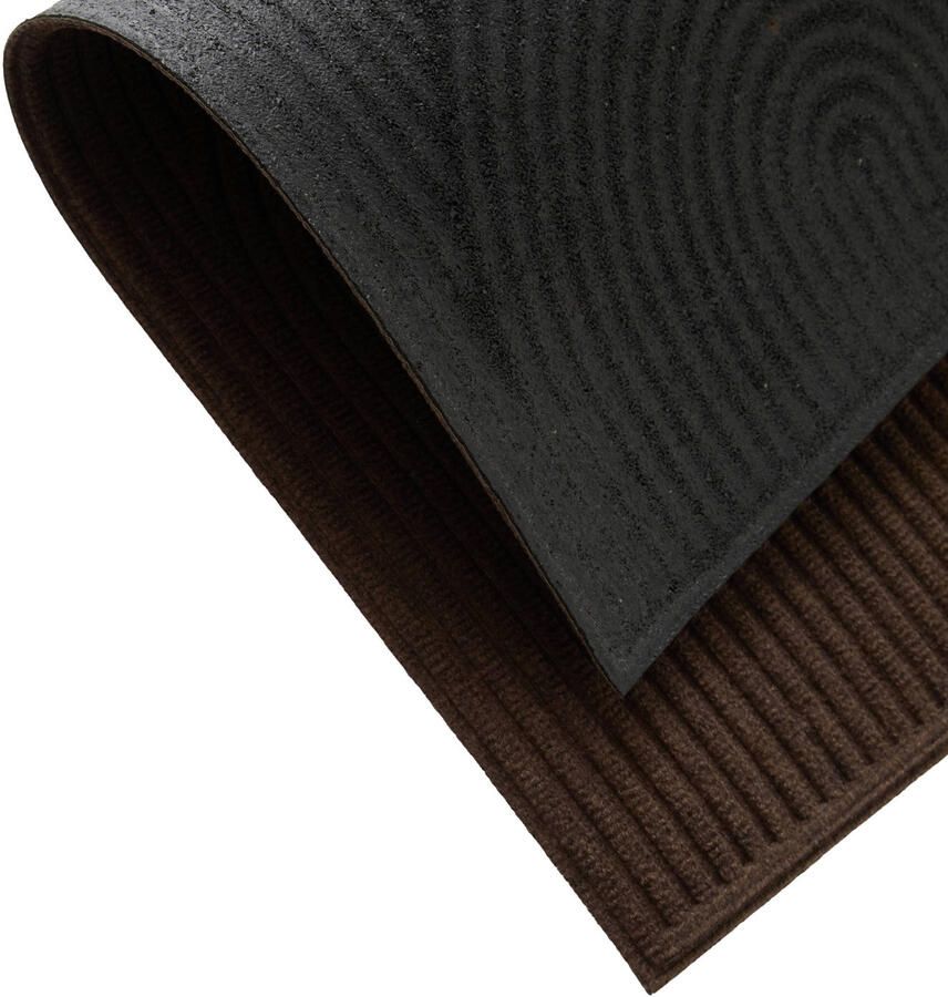 MD Entree deurmat Curves Archy bruin (120x80 cm) - Foto 3