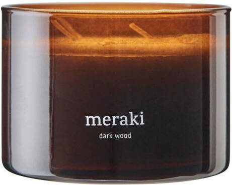 Meraki geurkaars 32u Dark Wood
