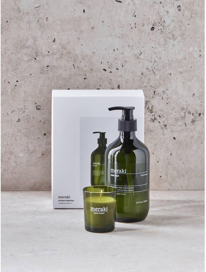 Meraki cadeauset handzeep en geurkaars