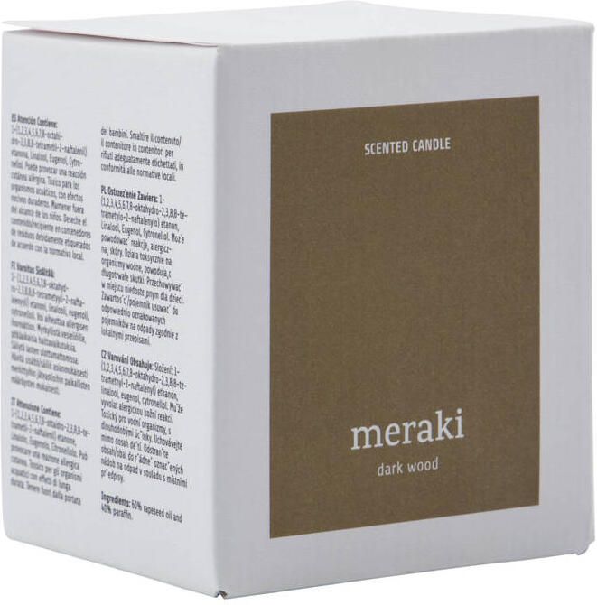 Meraki geurkaars 28u Dark Wood - Foto 2