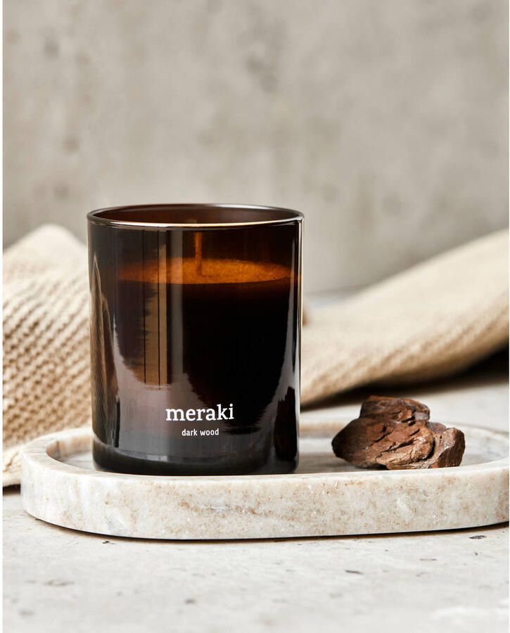 Meraki geurkaars 28u Dark Wood