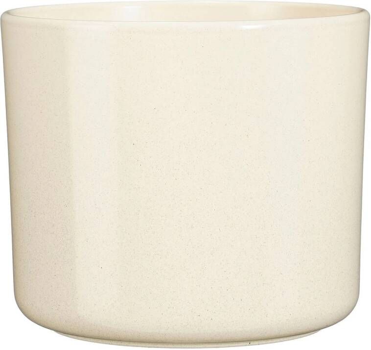 Mica Decorations bloempot Fedor ecru (28x25 5 cm)