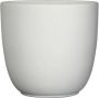 Mica Decorations Tusca pot rond wit mat h18 5xd19 5 cm - Thumbnail 1