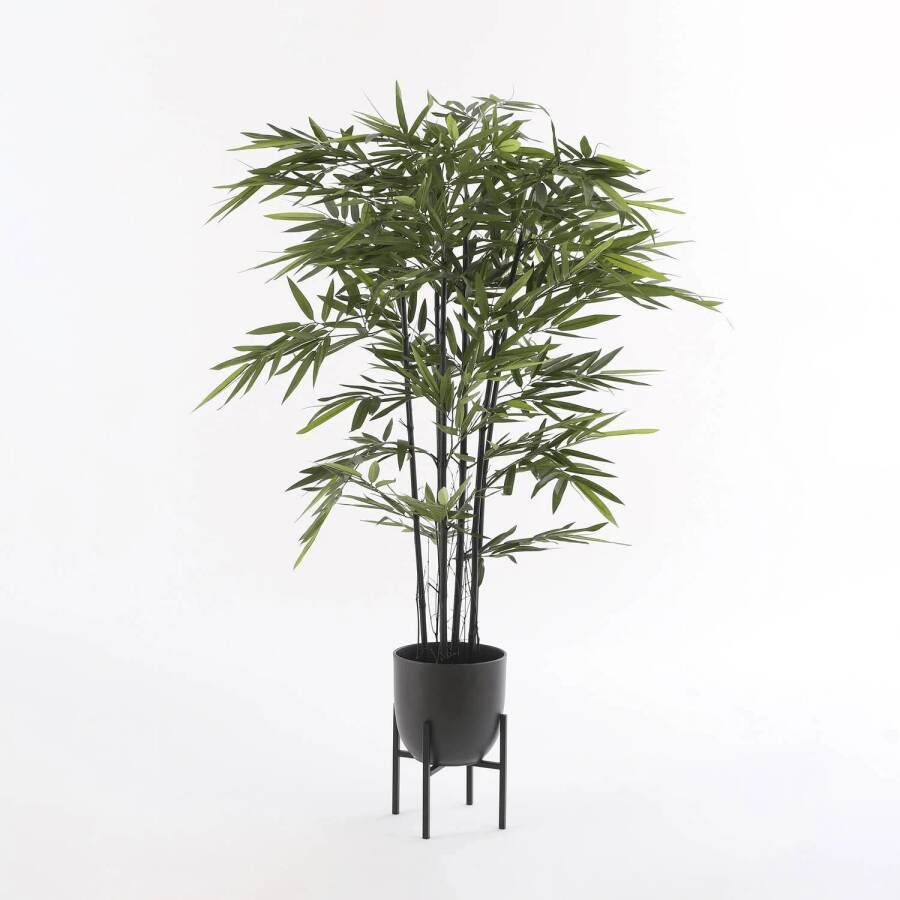 Mica Decorations bloempot Tusca zwart (25x23 cm)