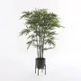 Mica Decorations bloempot Tusca zwart (25x23 cm) - Thumbnail 1