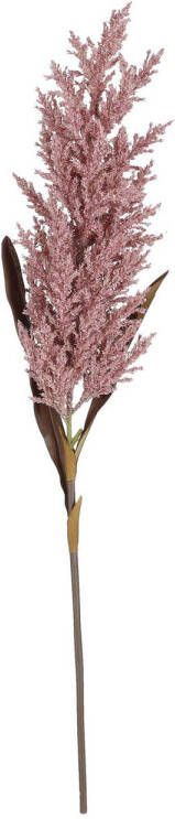 Mica Decorations  Pampasgras pluim losse steel tak oudroze 88 cm decoratie kunst graspluimen Kunsttakken - Foto 1