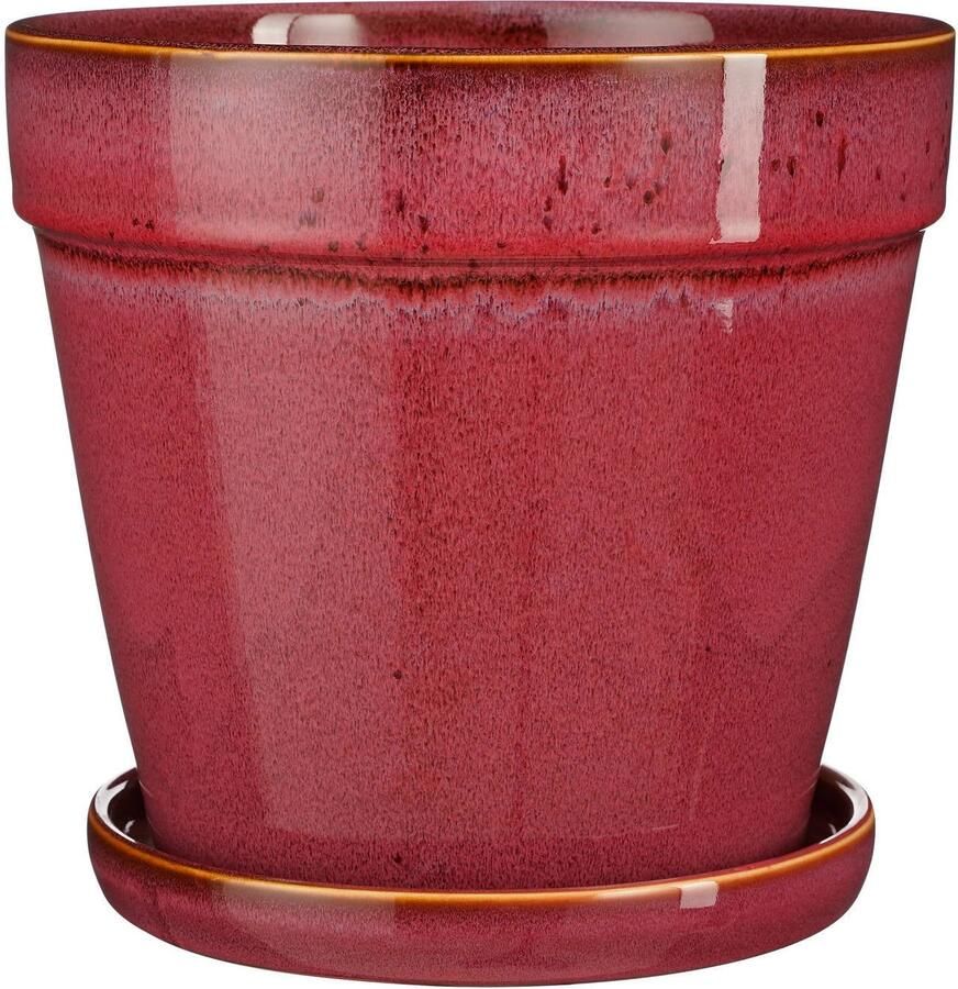 Mica Decorations bloempot met schotel Clint