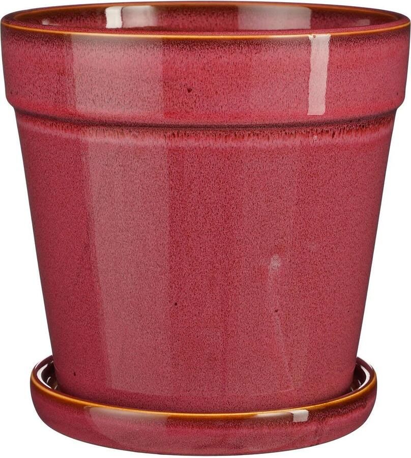 Mica Decorations bloempot met schotel Clint