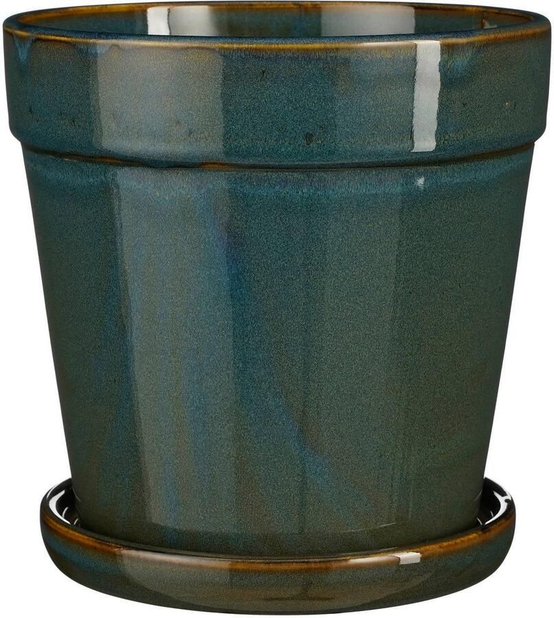Mica Decorations bloempot met schotel Clint