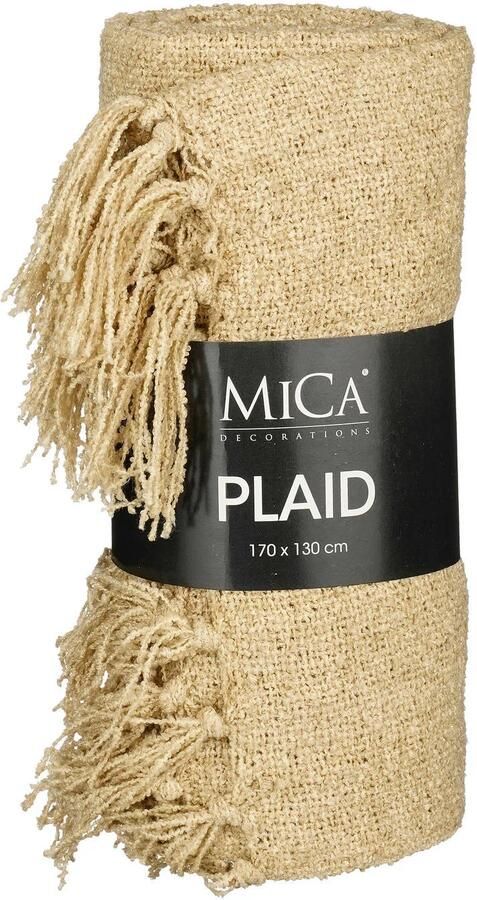 Mica Decorations plaid Trey (170x130 cm)