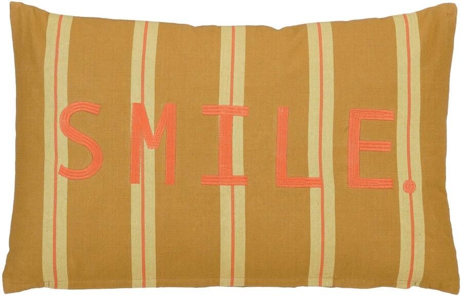 Mica Decorations sierkussen (bruin) (55x35 cm)