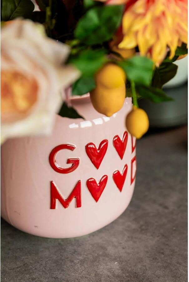Mica Decorations vaas Good Mood (26x27 cm) - Foto 2