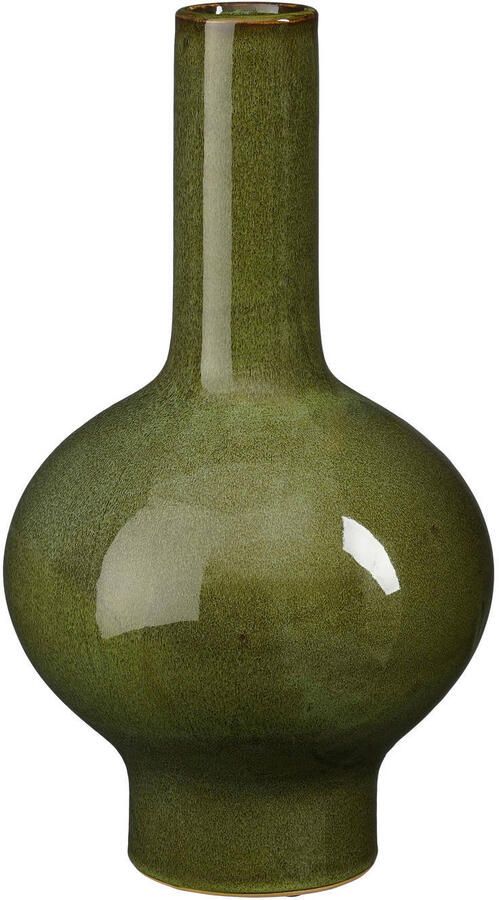 Mica Decorations vaas Milly groen (25x45 cm)