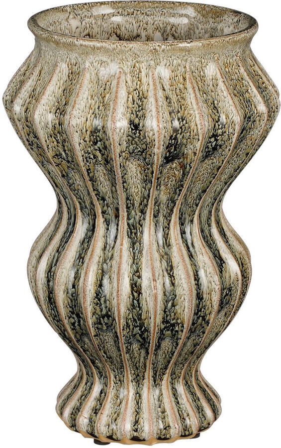 Mica Decorations Pippa Vaas H32 x Ø21 cm Keramiek Groen