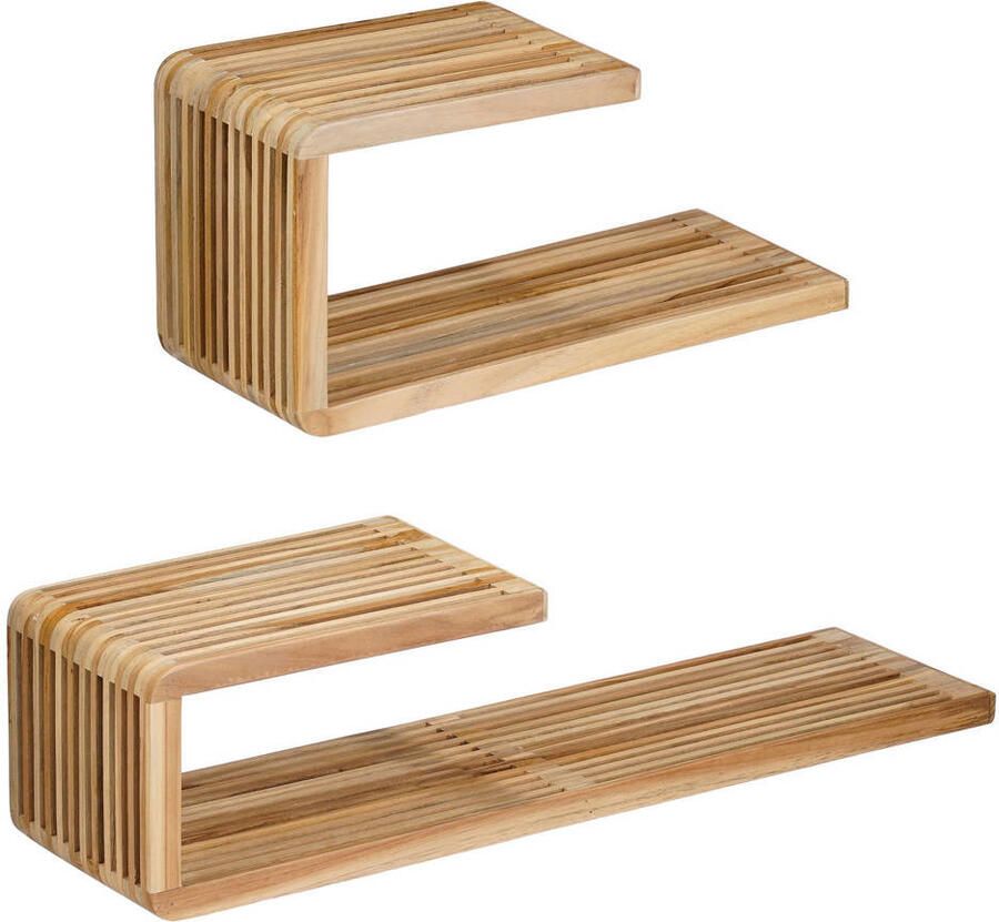 Mica Decorations wandplank Josha (set van 2) (80x21 cm)