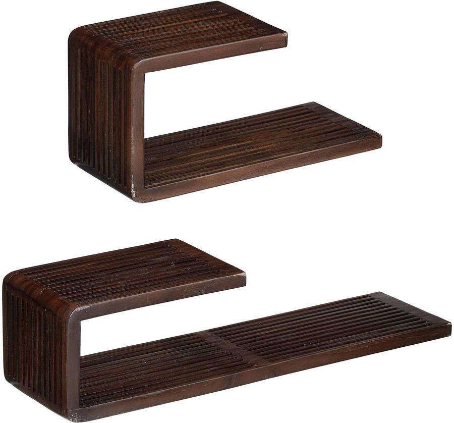 Mica Decorations wandplank Josha (set van 2) (80x21 cm) - Foto 2