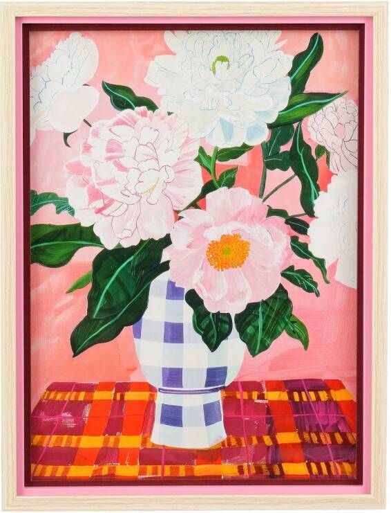 Mica Decorations schilderij roze (31 5x41 5 cm)
