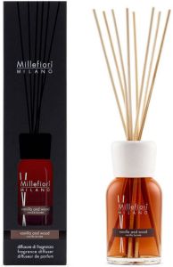 Millefiori Milano geurstokjes Vanilla & Wood (250 ml)