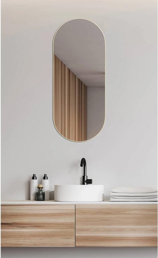 Mirrors and more spiegel Josephine goud metaal (30x71 cm) - Foto 2