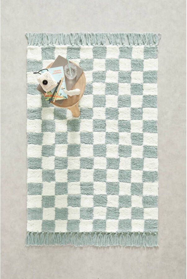 NOUS Kids kindervloerkleed Checker board (130x90 cm) - Foto 3