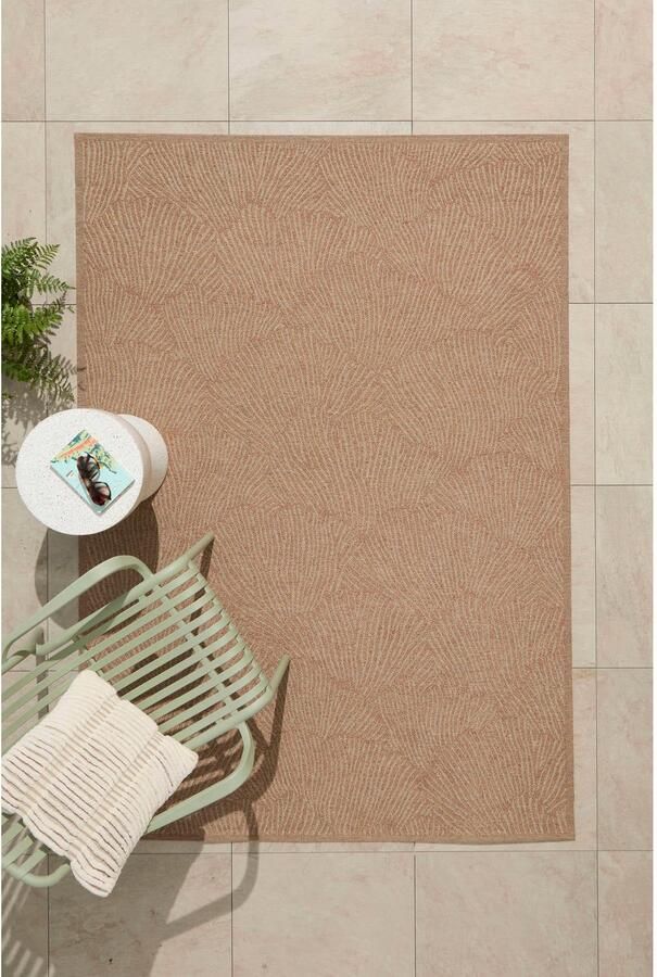 NOUS Living binnen- en buitenvloerkleed beige terra (230x160 cm)