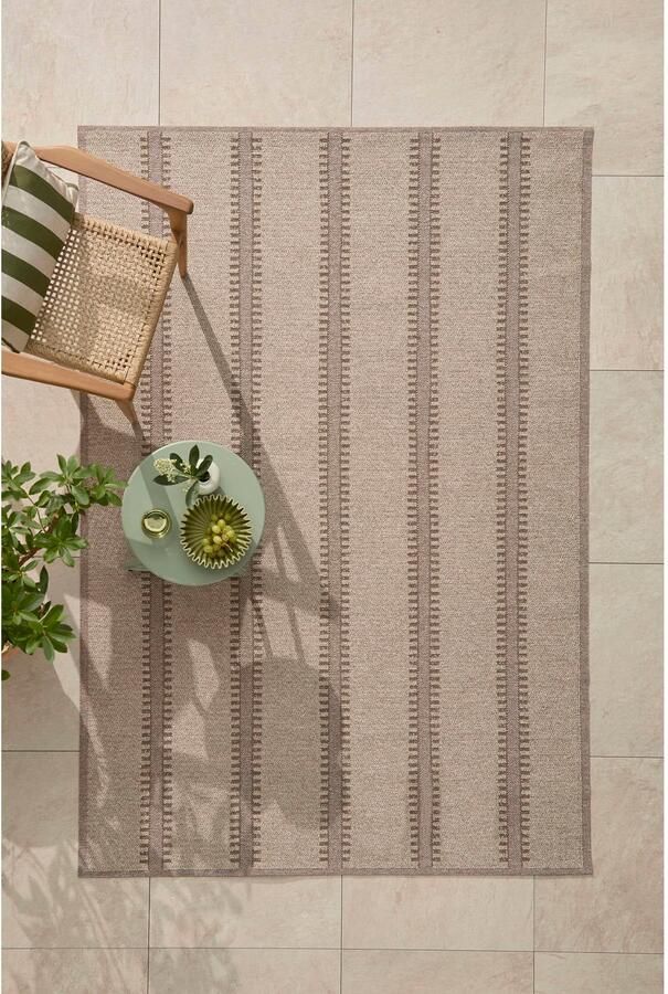 NOUS Living binnen- en buitenvloerkleed bruin (230x160 cm)