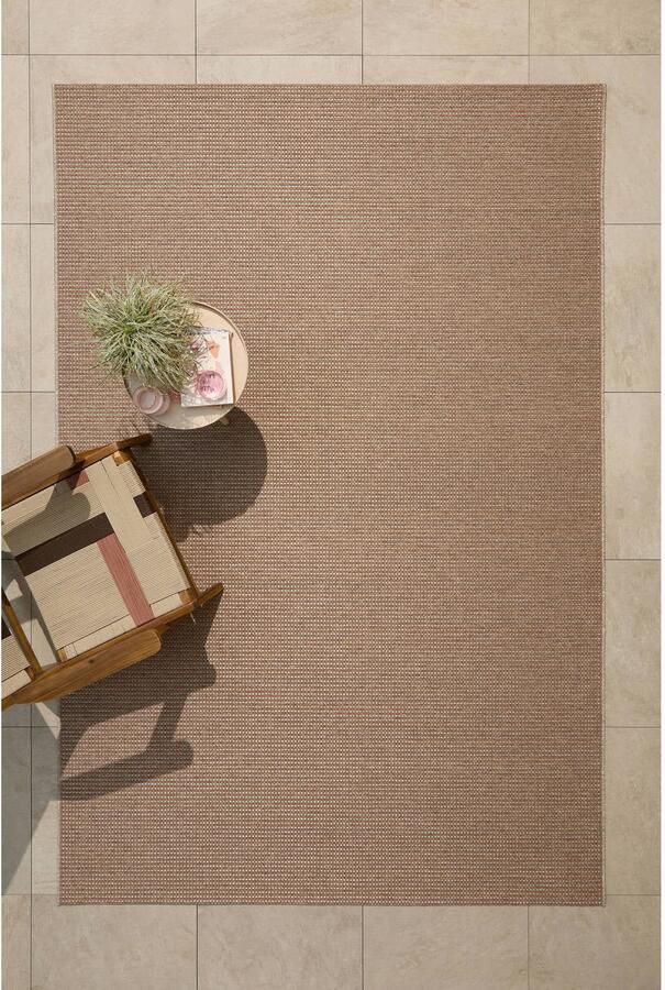NOUS Living binnen- en buitenvloerkleed bruin (290x200 cm)