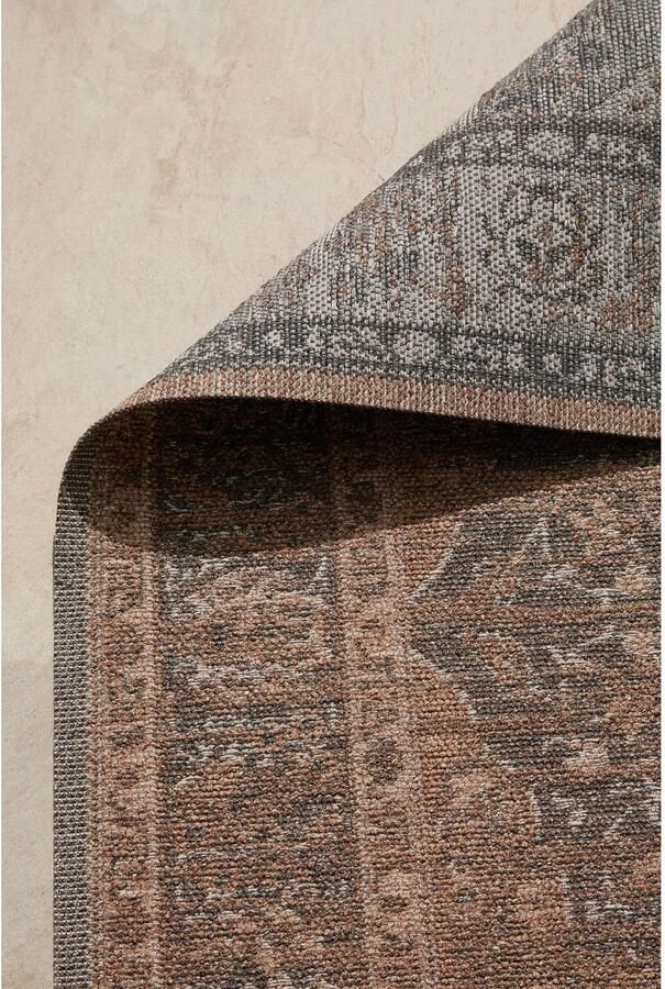 NOUS Living binnen- en buitenvloerkleed donkerbruin (230x160 cm) - Foto 3
