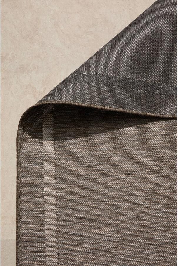 NOUS Living binnen- en buitenvloerkleed donkergrijs zand (230x160 cm) - Foto 2