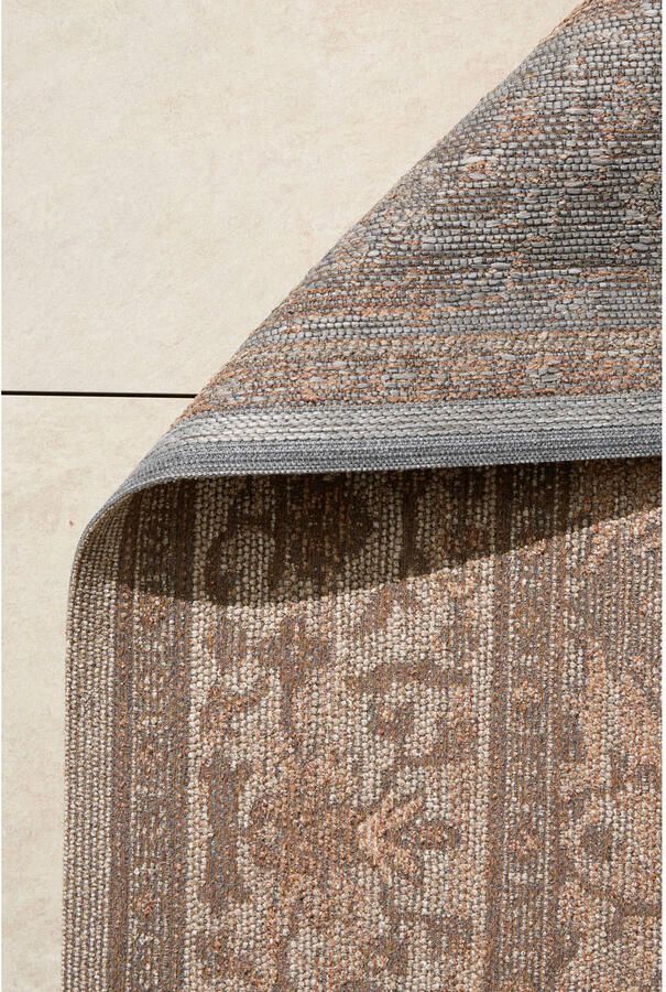 NOUS Living binnen- en buitenvloerkleed Golan donkerbruin (230x160 cm) - Foto 2