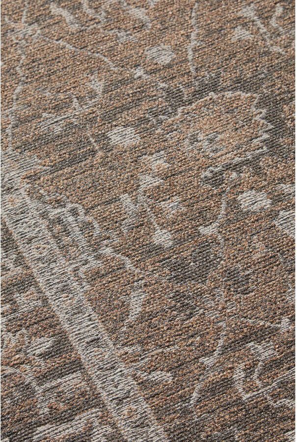 NOUS Living binnen- en buitenvloerkleed Golan donkerbruin (290x200 cm) - Foto 2