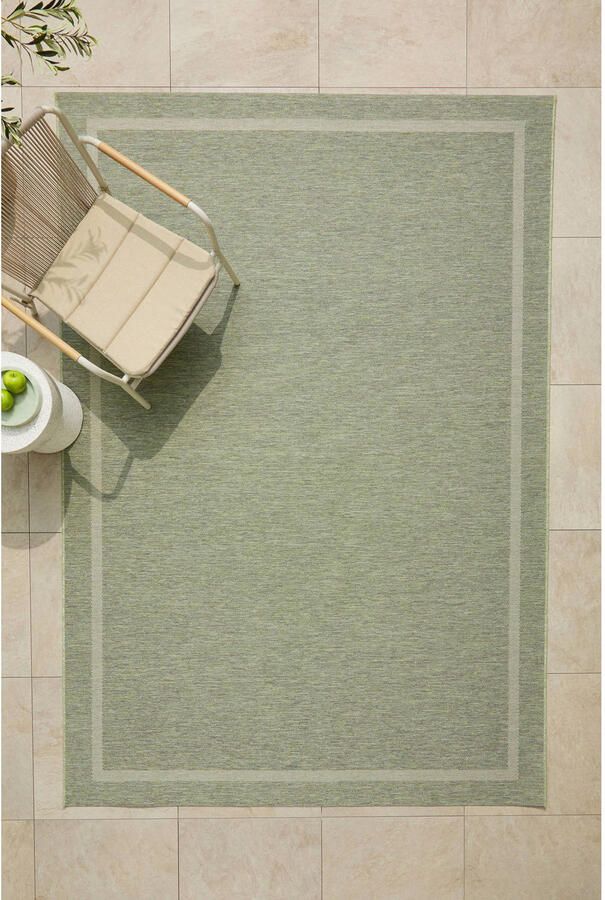 NOUS Living binnen- en buitenvloerkleed groen (290x200 cm)