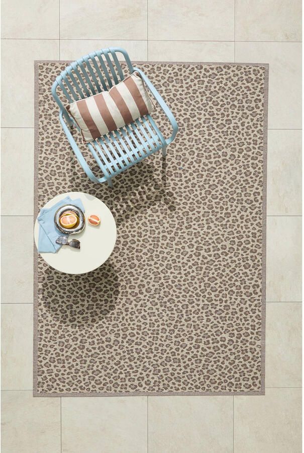 NOUS Living binnen- en buitenvloerkleed panter (230x160 cm)