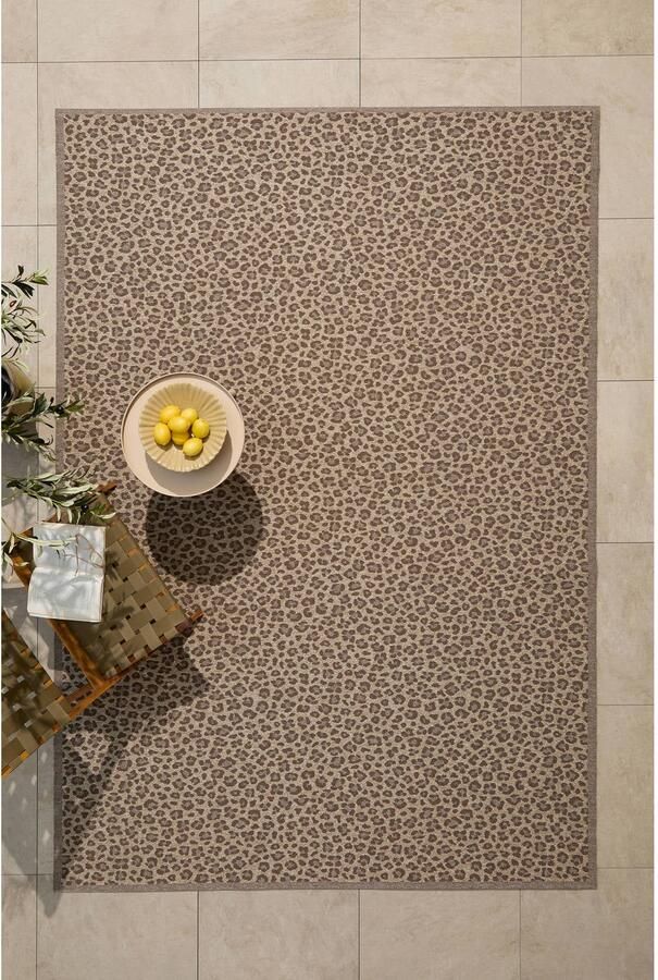 NOUS Living binnen- en buitenvloerkleed panter (290x200 cm)