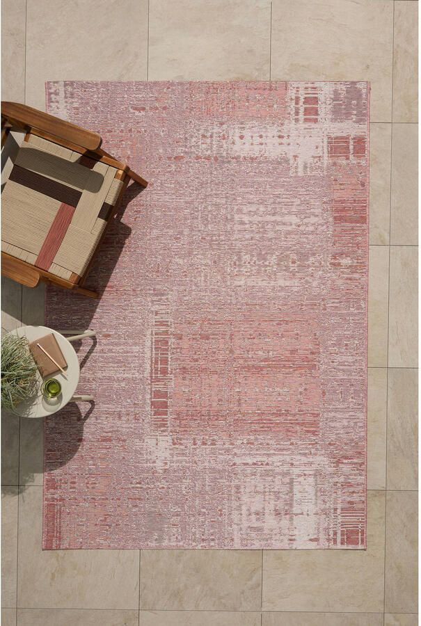 NOUS Living binnen- en buitenvloerkleed roze (230x160 cm)
