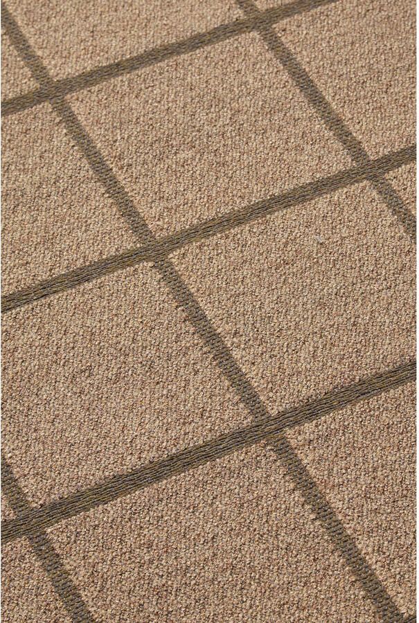 NOUS Living binnen- en buitenvloerkleed ruit bruin (290x200 cm) - Foto 2