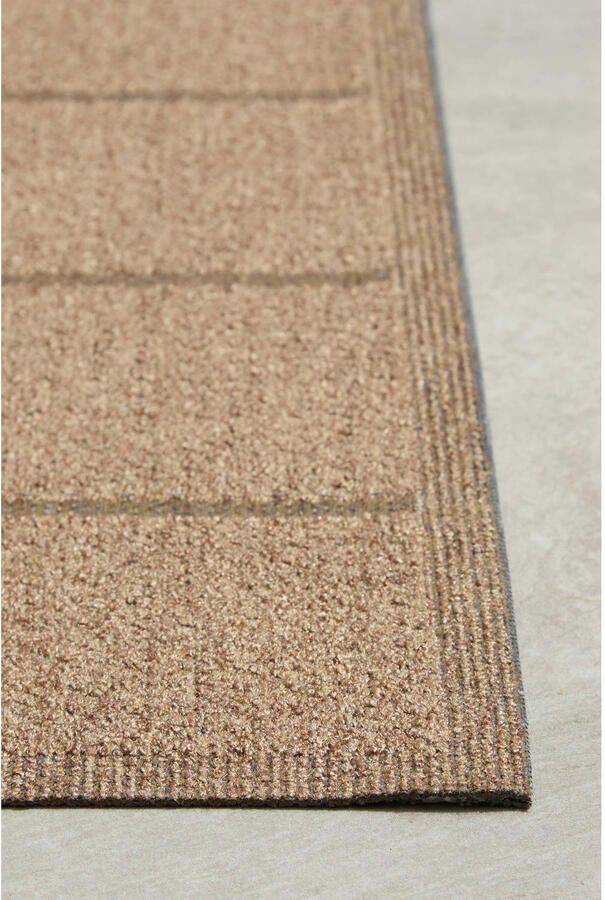 NOUS Living binnen- en buitenvloerkleed ruit bruin (290x200 cm) - Foto 3