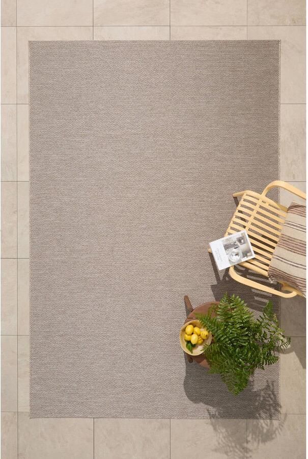 NOUS Living binnen- en buitenvloerkleed zand (290x200 cm)